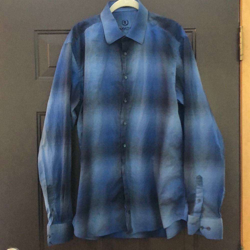 Bugatchi Button Down Men’s Shirt Size Large Tall